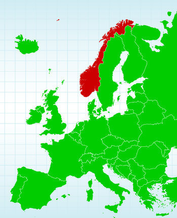 Norway  on Map Of Norway   Norway Locator Map     Oslo Map